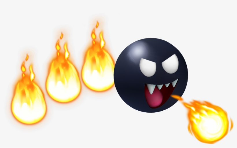 [62]added By Yoshigo99, Fire Chomp - Super Mario Fire Chomp, transparent png download