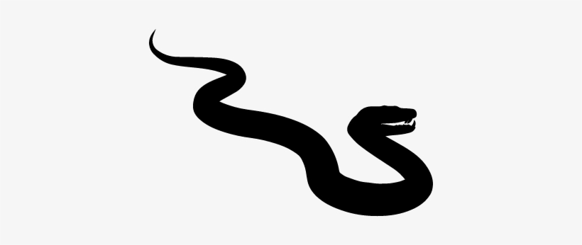 Snake Vector - Silueta Serpiente Png, transparent png download