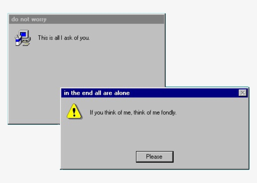 Download Aesthetic Computer Notification Message Error Error Error