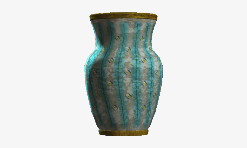 Empty Teal Vaulted Vase - Png Picture Of Vase, transparent png download