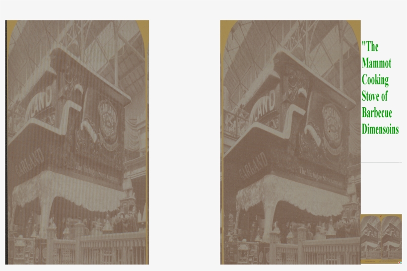 The Mammoth Cooking Stove Of Barbecue Dimensions - Scrapbooking, transparent png download