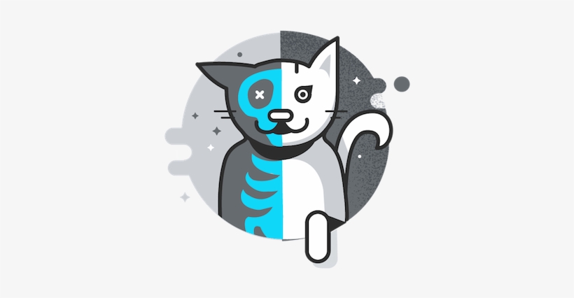 Schrödinger's Cat Illustration - Кот Шредингера, transparent png download
