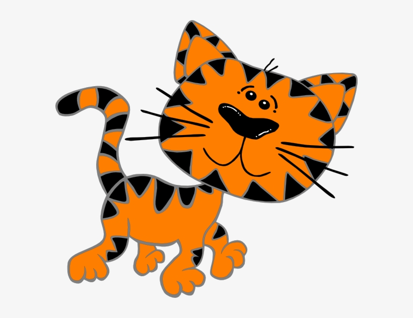 Cat Clipart Animated - Animated Clip Art Walking, transparent png download