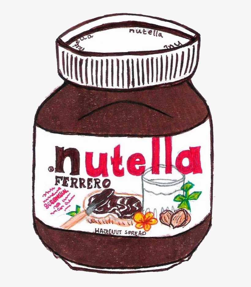 Vector Black And White Download Pin By Sandra On Clipart - Nutella Transparent, transparent png download
