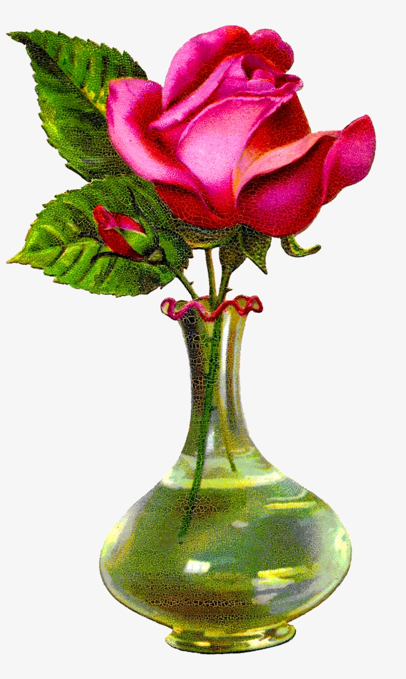 Vase Clipart 2 Flower - Flower Vase Clipart Png, transparent png download