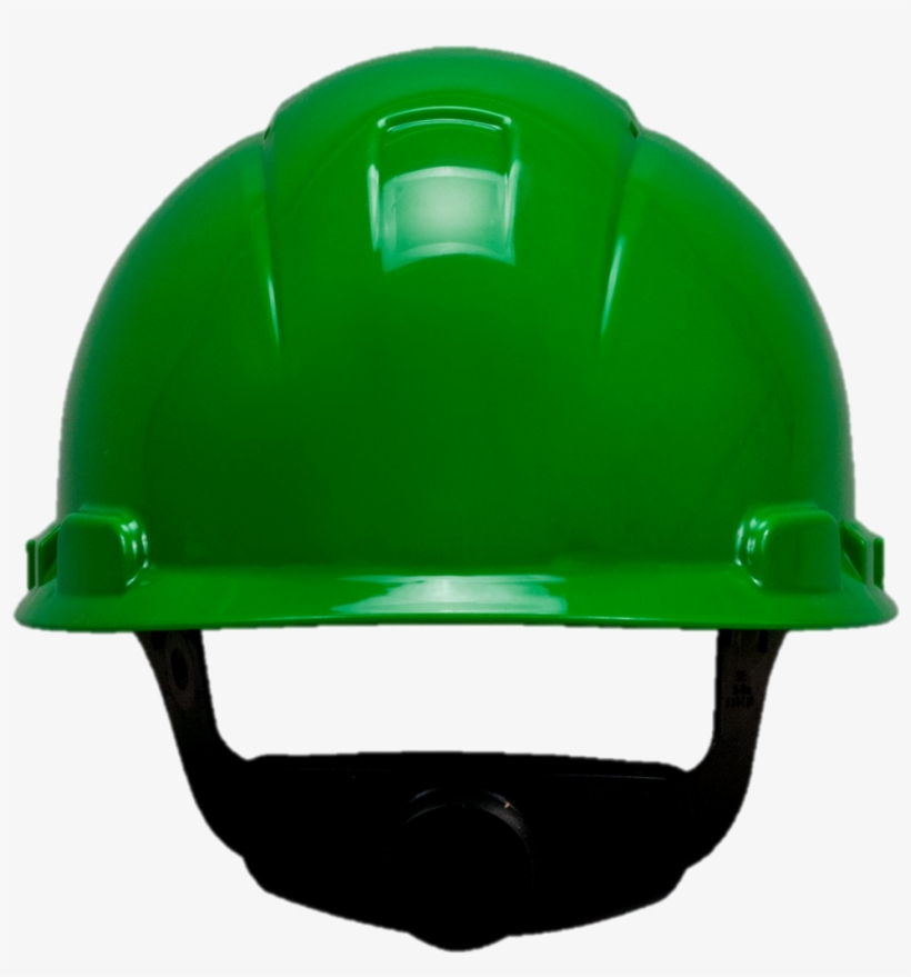 3m Hard Hat, Green 4-point Ratchet Suspension H-704r, transparent png download