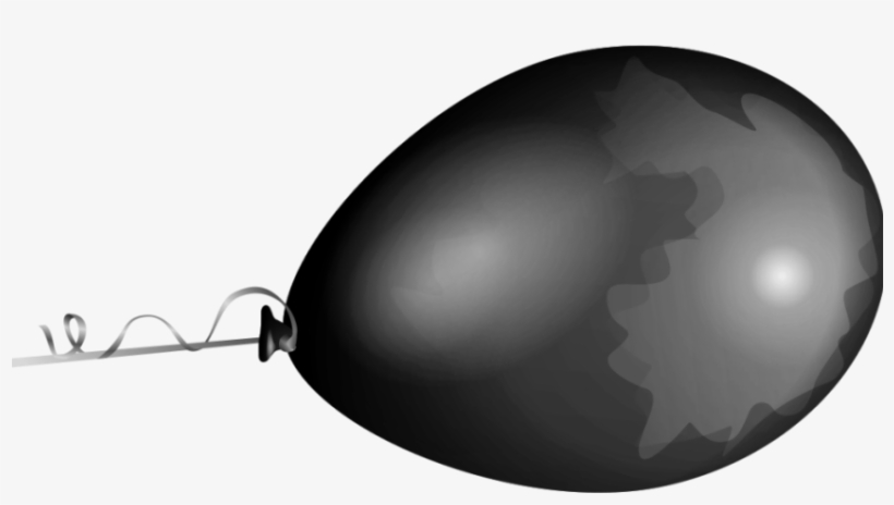 Black Balloons To Highlight Scale Of Winter Deaths - Balloon Clip Art, transparent png download