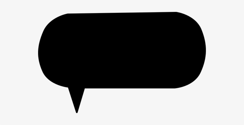 Bubble, Balloon, Speech, Dialog, Chat - Caixa De Dialogo Preta, transparent png download