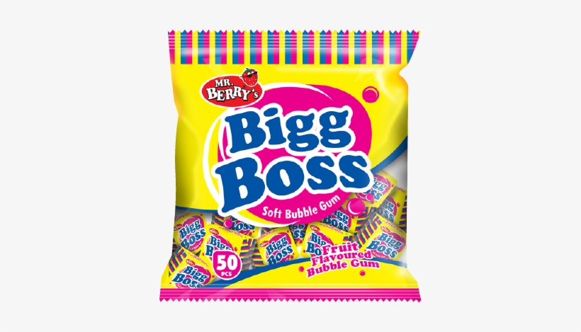 Bigg Boss Soft Bubble Gum - Lollipop, transparent png download