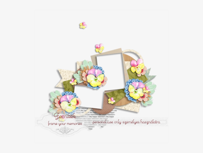 Pastel Flowers Cluster - Artificial Flower, transparent png download