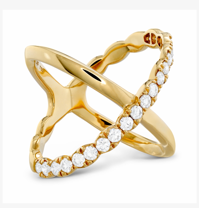 Hearts On Fire Criss Cross Ring, transparent png download