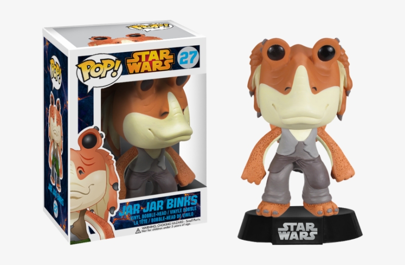 Jar Jar Binks Pop Vinyl Figure - Jar Jar Binks Funko Pop, transparent png download