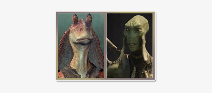 Cool Action Sequences, And A Female Jar Jar Binks-like - Jar Jar Binks Sad, transparent png download