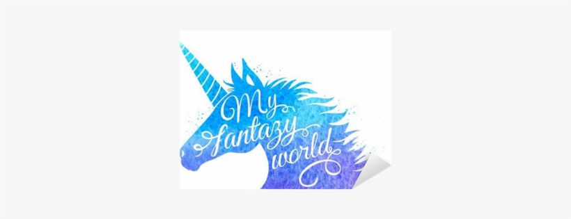 Unicorn And Princess Silhouette, transparent png download