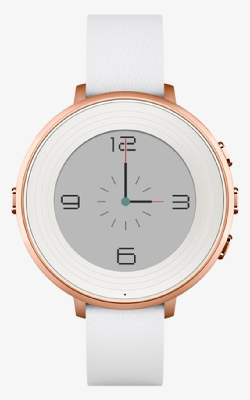 Pebble Time Round Colors - Pebble Time Round 14mm Rose Gold, transparent png download