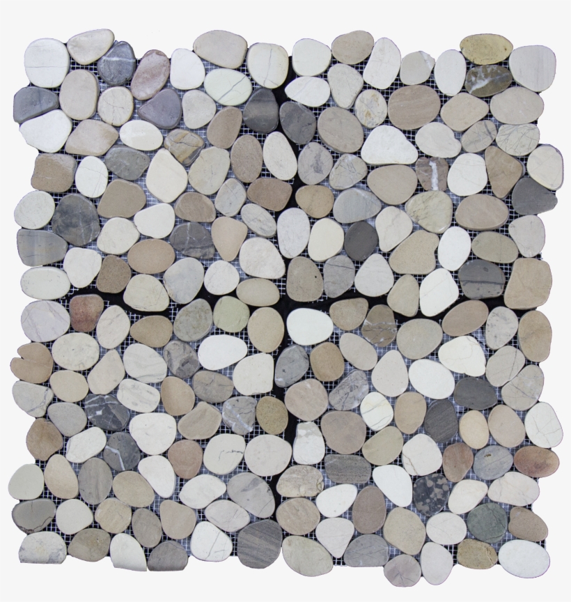 Cafe Indonesian Pebble Mosaic - Mosaic, transparent png download