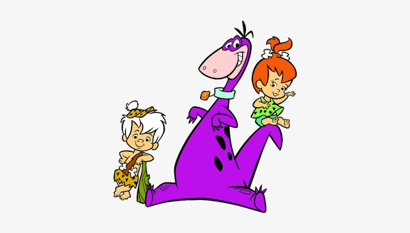 Pebble With Friend Image - Pebbles Bam Bam And Dino, transparent png download