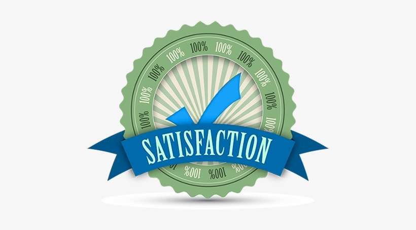 100% Satisfaction Guaranteed - Vector Graphics, transparent png download