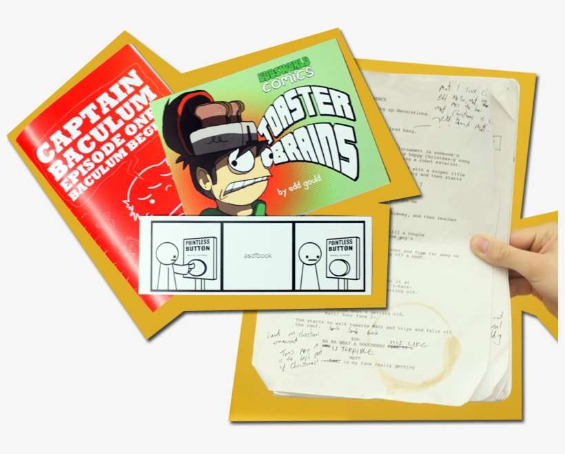 Prizes Eddsworld Toaster Brains Book PNG Image Transparent PNG Free