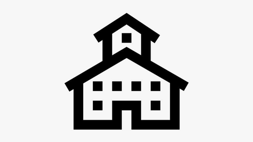 School Icon - Schoolhouse Icon, transparent png download