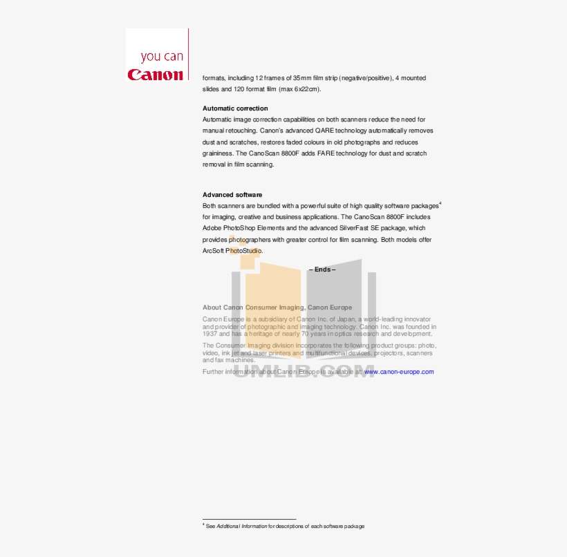 Select Page To View - Canon, transparent png download