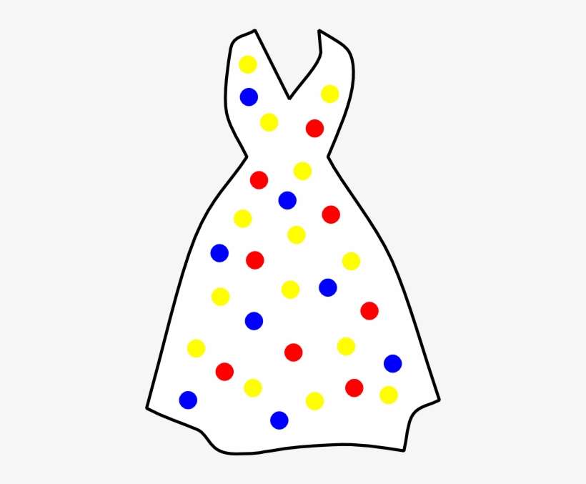 How To Set Use Polka Dots White Dress Icon Png, transparent png download