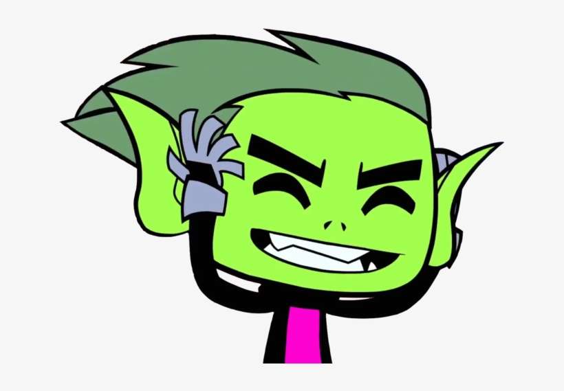 Beast Boy By Miniscooby - Beast Boy Cartoon, transparent png download