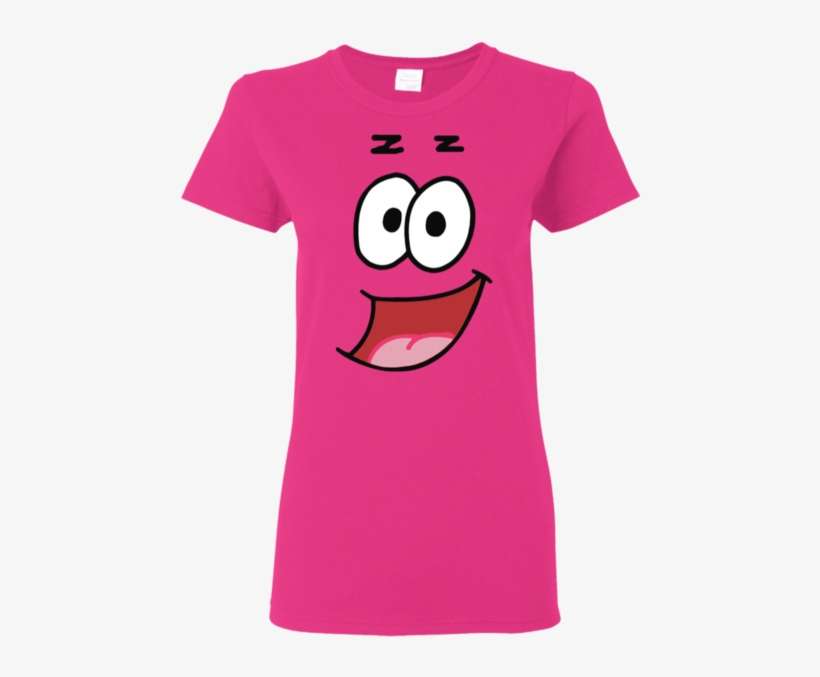 Patrick Star Funny Halloween Custom Ladies Women T-shirt - Shirt, transparent png download