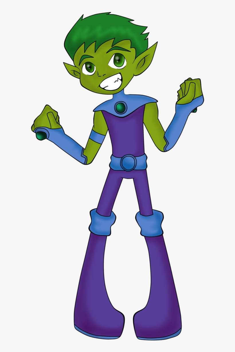 Beast Boy Clip Art Clipart - Dibujos Starfire Y Chico Bestia PNG Image |  Transparent PNG Free Download on SeekPNG