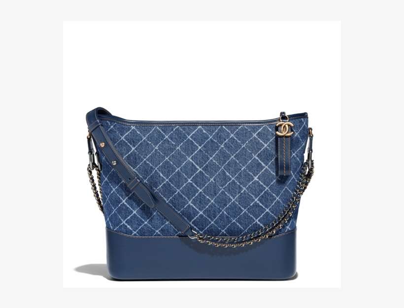 The Spring Summer Handbags Collection On Official - Chanel Denim Gabrielle Bag, transparent png download