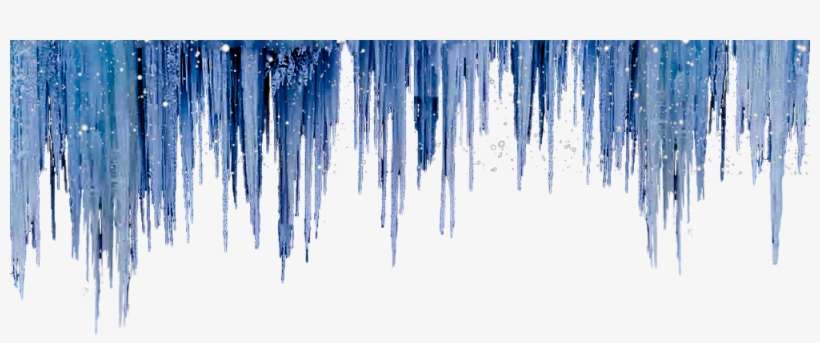 Snow Border Png - Icicles Png, transparent png download