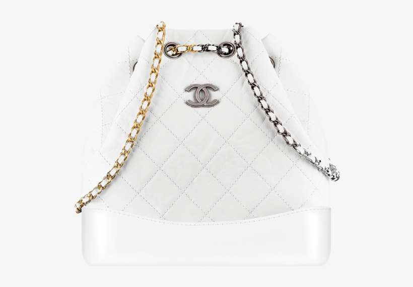 Chanel S Gabrielle-sheet - Chanel Gabrielle Purse White, transparent png download