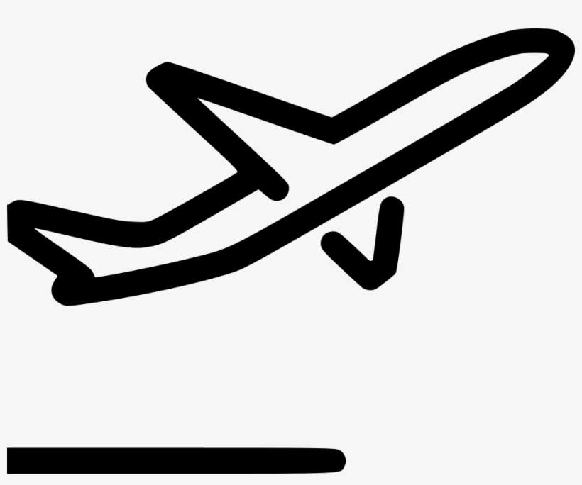 Flight Departure Airport Airplane Comments - Icon, transparent png download
