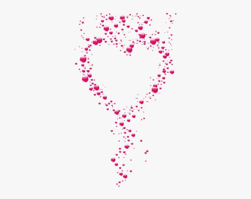 Pink Balloons Png - Heart Bubbles Clip Art, transparent png download
