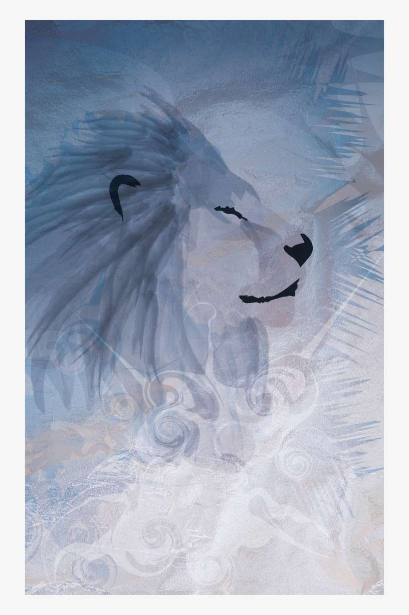 Blue Lion - Adobe Illustrator - Digital Art, transparent png download
