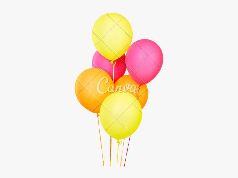 Bunch Of Colorful Balloons On White Background - Globos De Colores, transparent png download