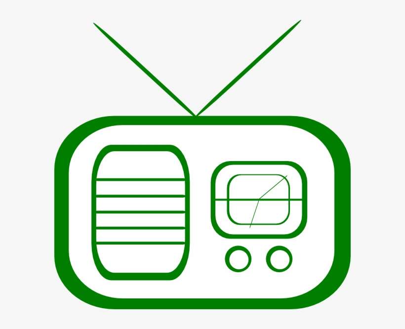 Radio Green Clip Art At Clker - Radio Clipart, transparent png download