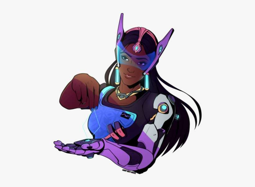 Wanted To Draw One Of The Overwatch Girls And My Friend - King Vicious, transparent png download