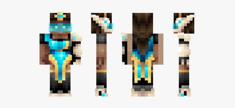 Minecraft Skin Symmetra - Minecraft, transparent png download