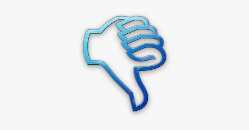 Thumbs Down Legacy Icon Tags Icons Etc - Blue Thumb Down Icon, transparent png download
