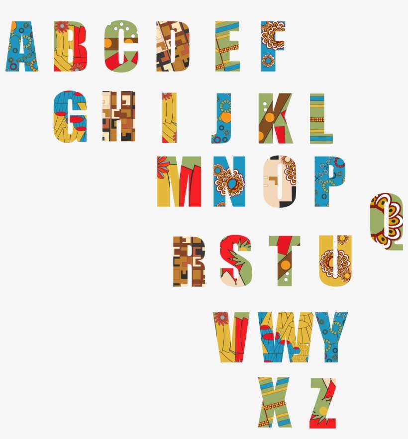African Ethnic Abstract Alphabet Icons Png - Alphabet Icon Png, transparent png download