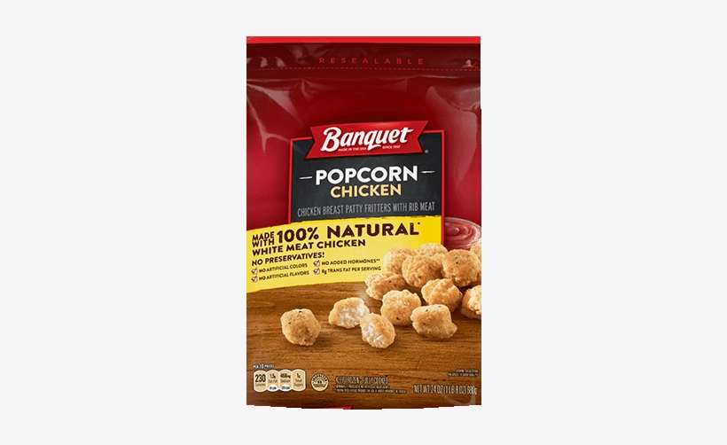 Popcorn Chicken - Banquet Spaghetti & Meatballs, Mega Meal - 13.2, transparent png download