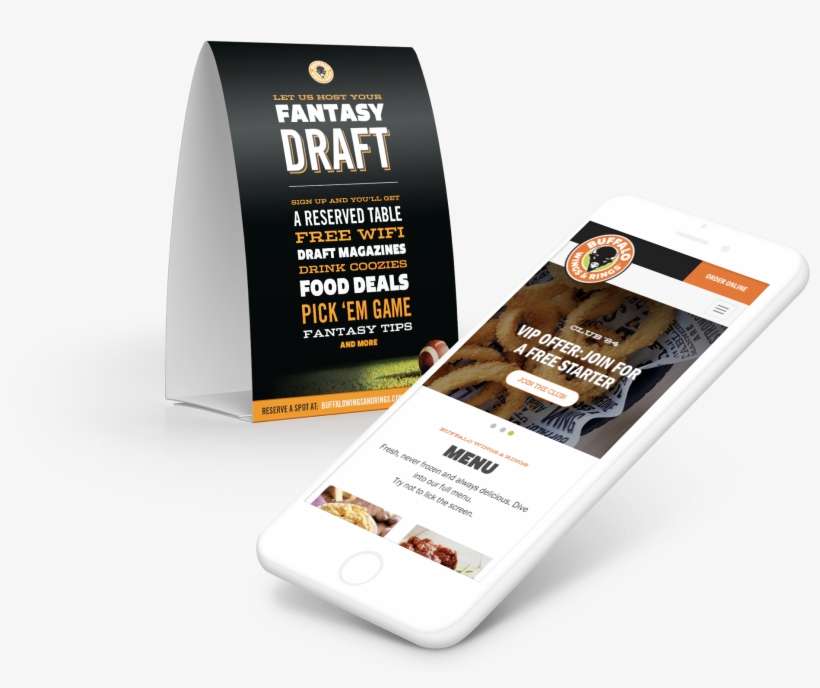 Buffalo Wings & Rings - Mobile Phone, transparent png download