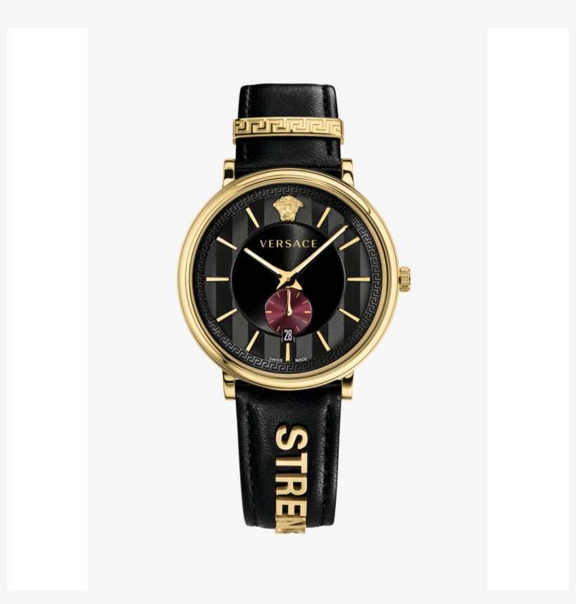Black Manifesto Strength Watch - Versace Blue Manifesto Gent Watch, transparent png download