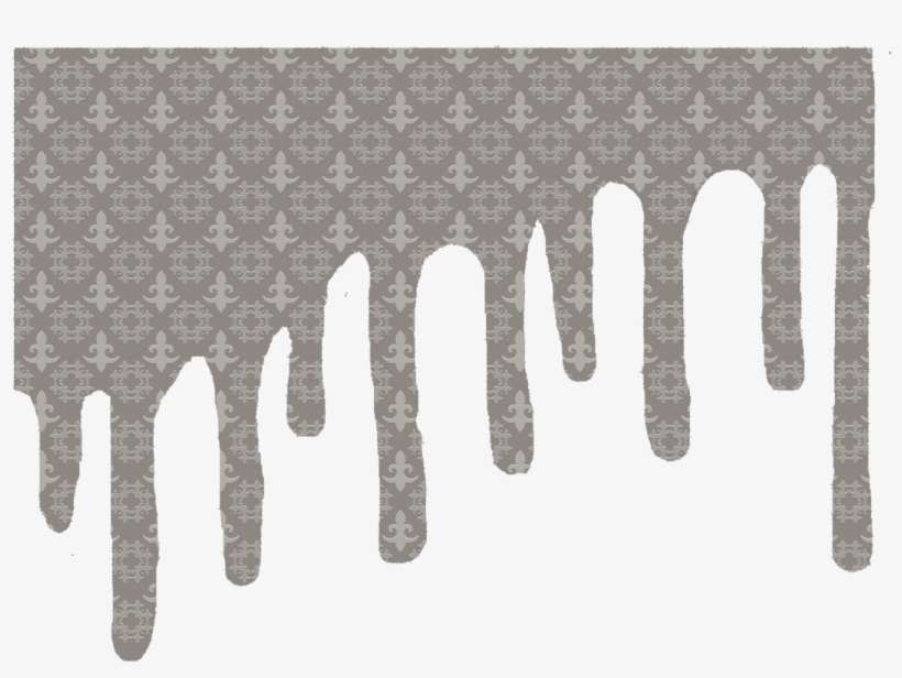 Sfghandmade Freetoedit Paint Drips Metal Sticker Freeto - Monochrome, transparent png download