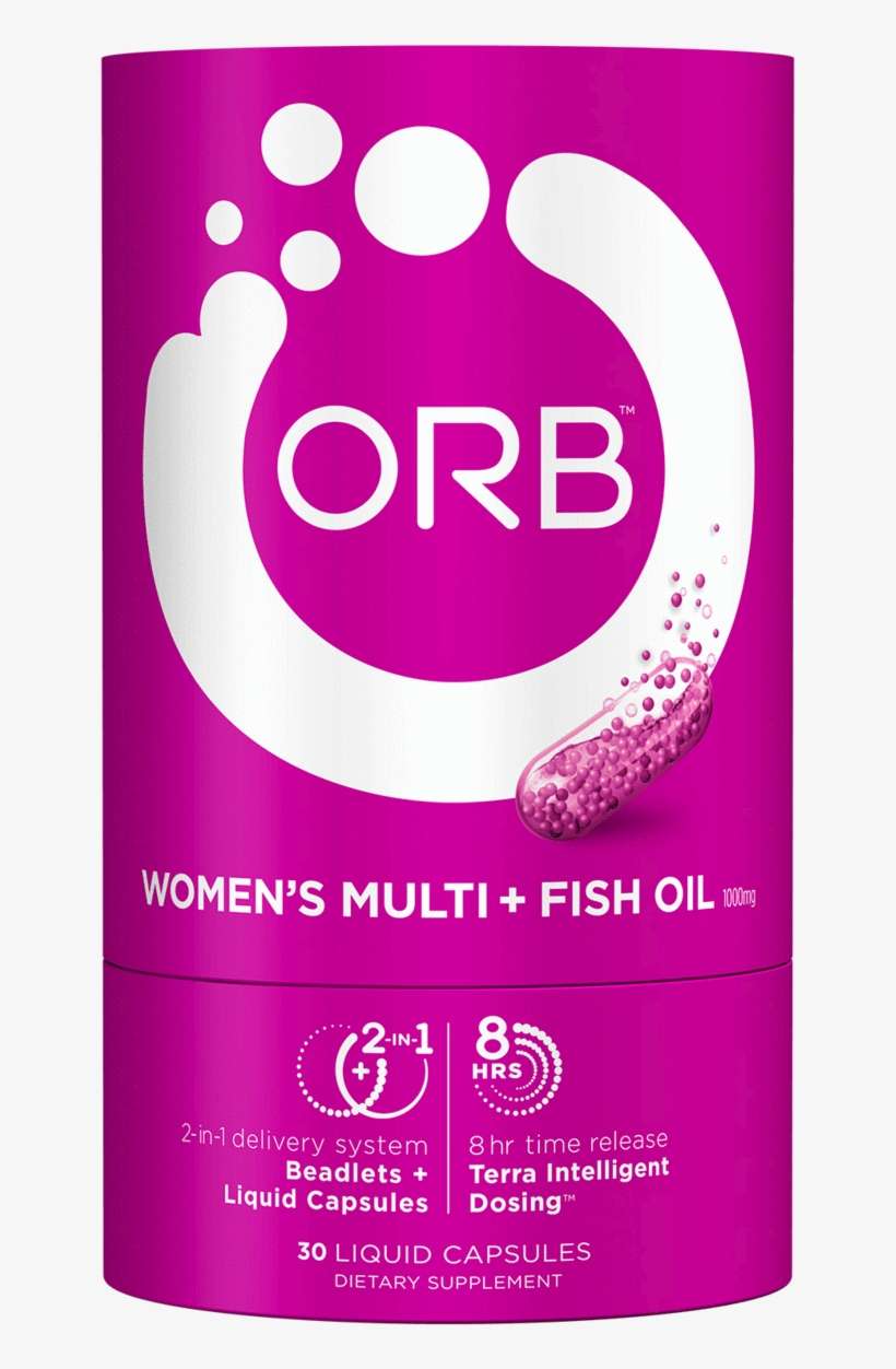 Women's Multi Fish Oil - Orb Vitamins, transparent png download