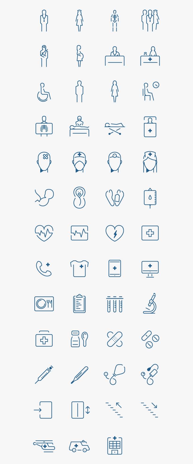 In The Hospital Icon Set - Icon, transparent png download