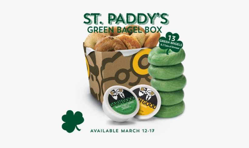 Green Bagels - Starbucks Menu Fo St Patrick's Day, transparent png download