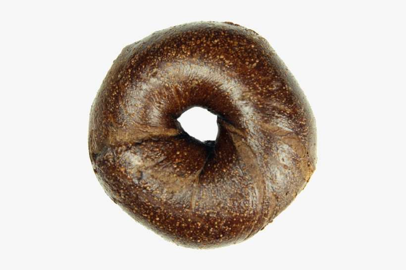 The Best Pumpernickel Bagels Ever - Pumpernickel Bagel, transparent png download
