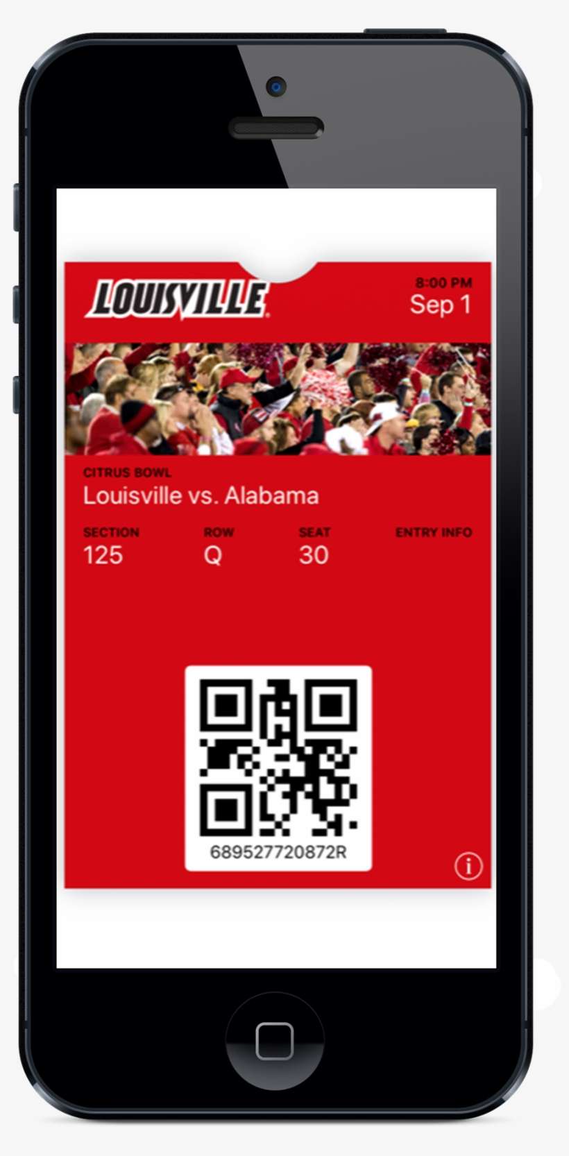 Have The Barcode Scanned At Any Turnstile - Iphone Png Image Hd, transparent png download